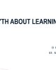 Myth about Learning