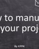 How to manually test your project!