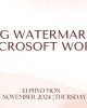 Using Watermark in Microsoft Word